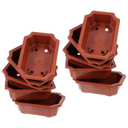 10Pcs  Bonsai Plastic pots